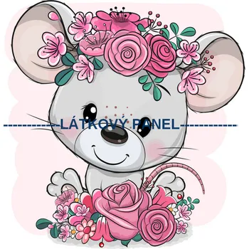 Látkový panel - Dětský - DE-31 Velikost: 15x15cm, Materiál: Kočárkovina