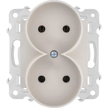 Elektrická zásuvka Elektrická Zásuvka nástěnná Polmark béžová