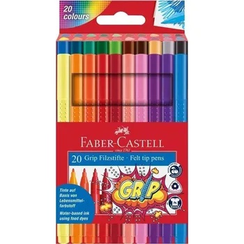 Faber-Castell Popisovače Grip Colour Marker - sada 20 ks