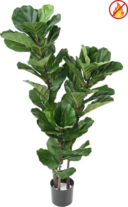 Umělý strom FÍKUS LYRATA STEM nehořlavý, 130cm