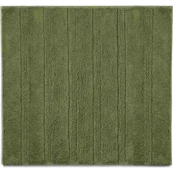 Protiskluzová podložka KELA Megan 65 × 55 × 1,6 cm, 100% bavlna, mechově zelená