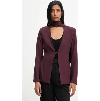 Pánské sako Sako Answear.LAB vínová barva 93020 83X, vel. M