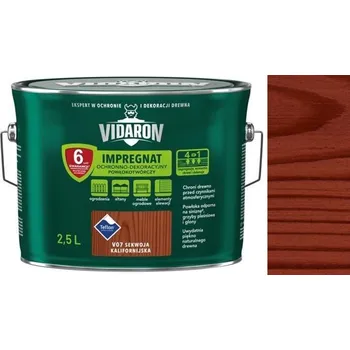 barva a nátěr na dřevo Vidaron Impregnat ochranná impregnační lazura na dřevo V07 Sekvoj kalifornská 2,5l