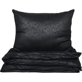 Povlečení Povlečení DAMAŠEK mikro prodloužené TERA černé