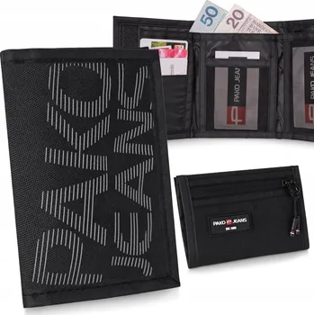 Peněženka Pako Jeans textilní peněženka černá - unisex