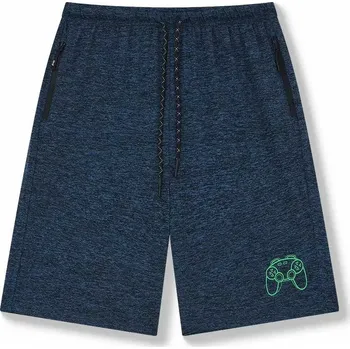 Chlapecké kraťasy Chlapecké funkční kraťasy Wolf T2545 petrolejový melír