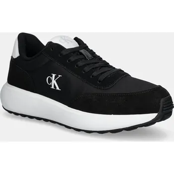 Dámské tenisky Tenisky Calvin Klein Jeans ATHLEISURE RUNNER LACEUP NY-SU YM0YM01370 černá 99X, EUR 41