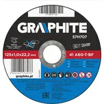 Graphite Řezací kotouč na kov, 125 x 1.0 22.2 mm, 41 A60-T-BF 57H707