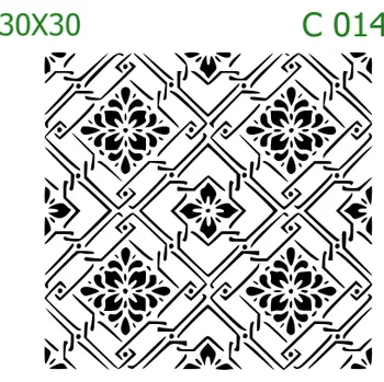 Šablona C 014 - 30 x 30 cm , Lepící fólie