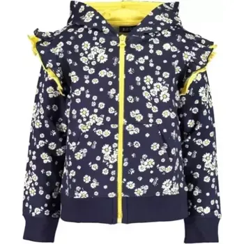 Dívčí mikina Dívčí mikina tmavě modrá s kopretinami Blue Seven velikost 128