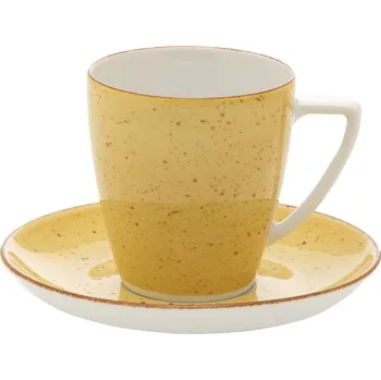 Lubiana žlutý šálek s podšálkem 200 Ml Beata 6630J