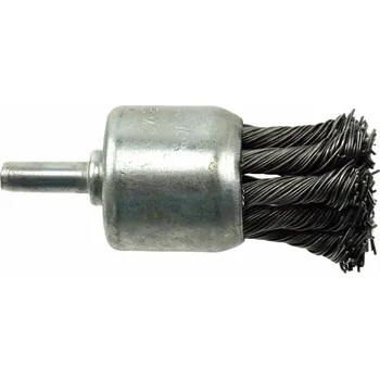 Příslušenství k brusce Kartáč okružní copánkový, 28mm, vlnitý drát S 0,5mm, stopka 6mm GEKO GEKO nářadí G00631