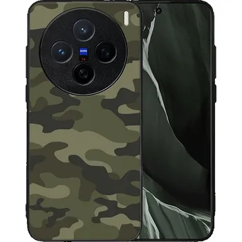 Pouzdro na tablet VSECHNONAMOBIL 107324 MY ART Ochranný kryt pro Vivo X200 5G GREEN CAMO (235)