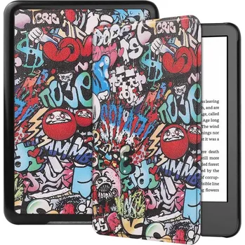 Pouzdro na tablet VSECHNONAMOBIL 114553 ART Zaklápěcí pouzdro pro Amazon Kindle 11. generace 2022 / 2024 GRAFFITI