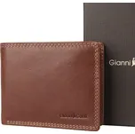 Luxusní hladká kožená peněženka Gianni Conti no. 020 hnědá