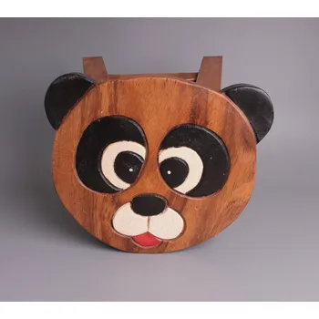 Stolička Dřevěná stolička - medvídek