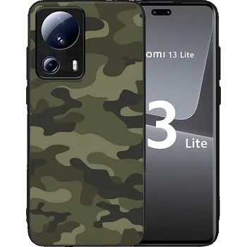 Pouzdro na tablet VSECHNONAMOBIL 88277 MY ART Ochranný kryt pro Xiaomi 13 Lite GREEN CAMO (235)