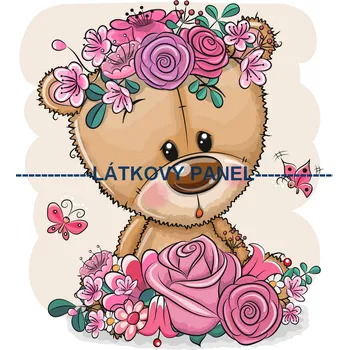 Látkový panel - Dětský - DE-33 Velikost: 15x15cm, Materiál: Úplet