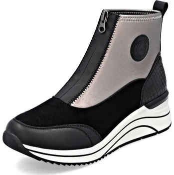 Dámské kozačky Rieker Dámská kotníková obuv REMONTE D0T78-03 černá W5 44