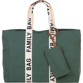 Přebalovací taška CHILDHOME cestovní taška Family Bag Canvas Green