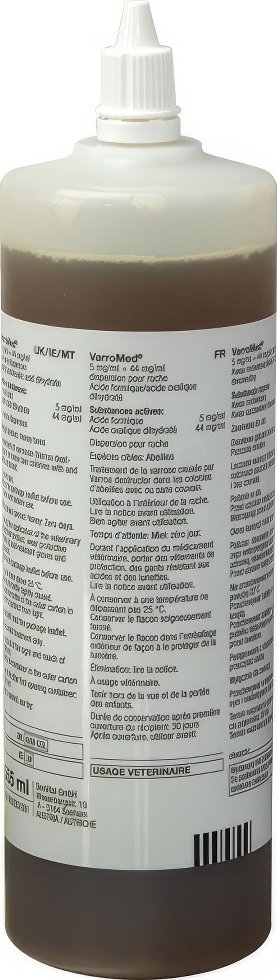 JaHan VarroMed 5 mg/ml + 44 mg/ml - 555 ml - DOTOVÁNO