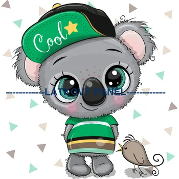 Látkový panel - Dětský - DE-30 Velikost: 15x15cm, Materiál: Kočárkovina