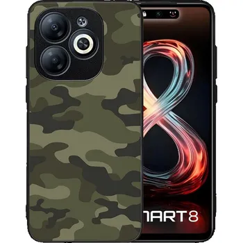 Pouzdro na tablet VSECHNONAMOBIL 94343 MY ART Ochranný kryt pro Infinix Smart 8 GREEN CAMO (235)