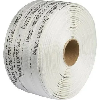 Obalový materiál Vázací páska PES netkaná, 25 mm, tloušťka 1 mm