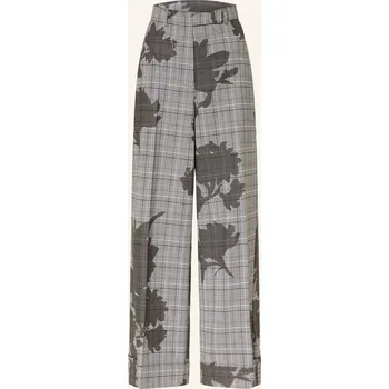 Dámské kalhoty Sem Per Lei Dámské Marlene Kalhoty, šedá / černá / bílá, 38