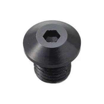 Zrcátko pro motocykl Záslepka zrcátka levá DAYTONA ČERNÁ M10 x 1,25