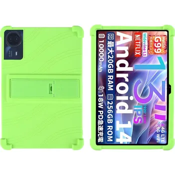 Pouzdro na tablet VSECHNONAMOBIL 114648 WAVE Silikonový obal pro Teclast T65 Max zelený