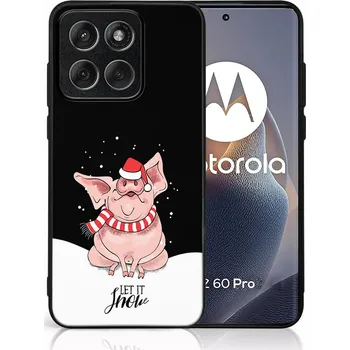 Vánoční dekorace VSECHNONAMOBIL 114157 MY ART Kryt s vánočním designem Motorola Edge 60 Pro LET IT SNOW (075)
