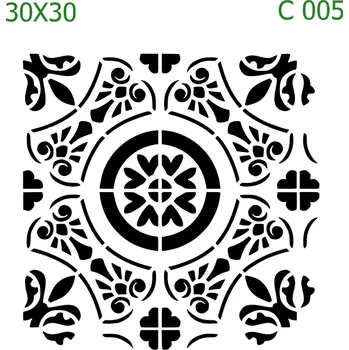 Šablona C 005 - 30 x 30 cm , Lepící fólie