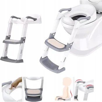 WC sedátko Tréninkový záchod Dětské sedátko se schůdky