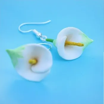 Náušnice CircusMind Náušnice Fimo květ Kaly S2334