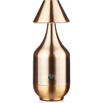 Lampička BEZDRÁTOVÁ LAMPIČKA DO RESTAURACE HOTELU NOČNÍ DOTYKOVÁ LED LAMPA HOUBIČKA 3 REŽIMY