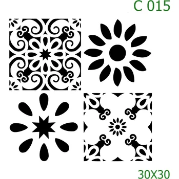 Šablona C 015 - 30 x 30 cm , Nelepící folie