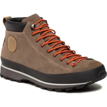 Pánská treková obuv obuv trekking vysoká LOMER BIO NATURALE MID MTX SUEDE, saloon/orange - 47