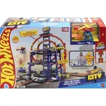 Hot Wheels City maxi garáž s dvojitou smyčkou