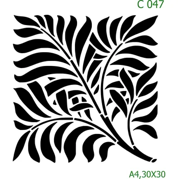 Šablona C 047 - 30 x 30 cm , Lepící fólie