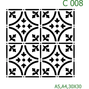 Šablona C 008 - A5 , Nelepící folie