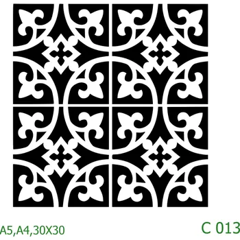 Šablona C 013 - A4 , Lepící fólie