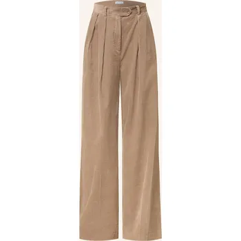 Dámské kalhoty Mrs & Hugs Dámské Marlene Kalhoty Z Manšestru, černošedá, 44