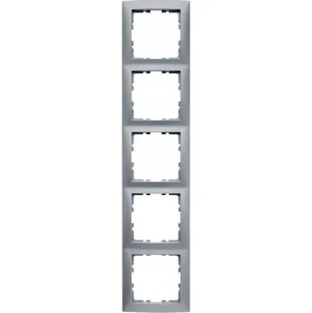 Berker stříbrný pětidílný Rámeček