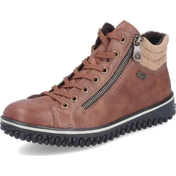 Dámské kozačky Dámská kotníková obuv RIEKER Z4263-24 hnědá W5 37