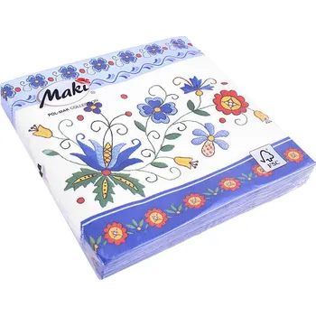 Papírový ubrousek Ubrousky Český folklór 20ks (Sada 20 ubrousků s pěkným folklórním vzorem)