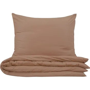 Povlečení Povlečení DAMAŠEK mikro prodloužené STOLA kávové