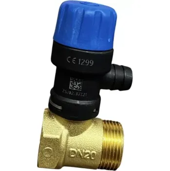 Stavebniny Pojistný ventil k bojleru s vyměnitelnou hlavicí 3/4" 6bar