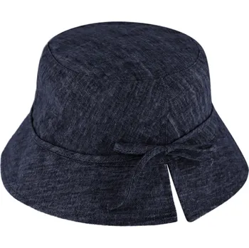 Klobouk Fiebig - Headwear since 1903 Bucket hat - letní lněný modrý klobouk - Fiebig 1903 Velikost: 56/57cm (M)
