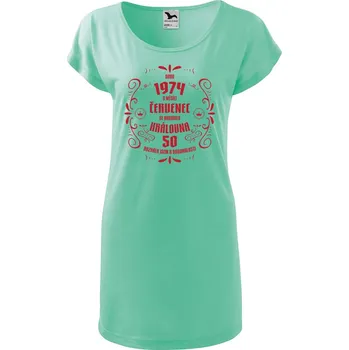 Dámské tričko DOBRÝ TRIKO Dámské tričko/šaty Narodila se královna Velikost: XS, Barva: Mátová